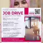 Sahar Afsha Instagram – Association of Muslim Professionals (AMP)*, in association with *Hasanath College for Women* is organizing a Free Mega Job Drive for the unemployed youth of Bangalore and nearby cities.

*Day & Date*: 
Saturday, 27th May 2023

*Timing*: 10 AM – 4 PM

*Job Vacancies*: FMCG, Retail, Hospitality, BPO, Banking, Facility Management, Finance, Health Care & other entry-level jobs

*Candidate Qualification*: X & XII Pass, Graduates & Post Graduates

*Eligibility Criteria*: Age – Minimum 18 years, Freshers & Experienced, both can apply. 

*Venue*: *Hasanath College for Women*
# 43, Dickenson Road
Bangalore-560042, Karnataka

*Contact Person*:-
Firdaus Ayesha 9108924840

Companies 
Sodexo
Curefoods
Airtel
Paytm
ICICI 
Reliance Digital / Trends
Sukino Healthcare
2050 Healthcare
Kotak Mahindra