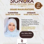 Sahar Afsha Instagram – Hello Bangalore can’t wait to see u all at grand launch of signora bridal jewellery show @sulthandiamondsandgold thank u for inviting @riyasul6444 Bangalore, India