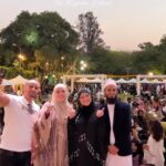 Sahar Afsha Instagram - Thank you @sanakhaan21 & @anas_saiyad20 for making our day 💜 supporting us to have beautiful majlis 💜 it’s always pleasure having us 💜 . . . . . . . #saharafsha #majlis #expo #exibition #sanakhan #muftianas #fleamarket