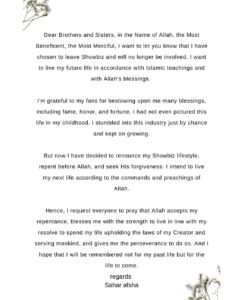 Sahar Afsha Instagram - Extremely happy and Allahamdulliah feeling blessed to share this with u guys 😇 thank you evry one , dua mai yaad rakhe 🥰