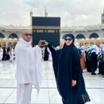 Sahar Afsha Instagram - Our second umrah completed Allahamdulliah … Allah swt iss umrah ka sawab saari ummat ko ata farmaye ❤️ A special thanks to my dear husband @arizzshaikh ❤️ Allahamdulliah for everything ❤️ Mecca, Saudi Arabia