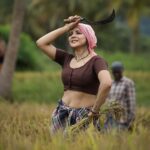 Sakshi Agarwal Instagram – This is a special gift from me for all of my insta family supporters and followers on this auspicious day 🔥
.
Wait for it.. Lots more to come in very different looks only for you.
A small look teaser from my upcoming Malayalam song. 
.
Thank you team for this amazing experience I had on the paddy fields and exploring the culture of South India.
.
A big salute to all our farmers💕
.
Prodn: @benzyproductions 
Hero: @ashkkarsoudaanofficial 
Dir: @subairzindagi 
Dop: @pradep_nair 
.
#paddyfield #farmerlife #farmerlook #malayalam #kerala Palakkad