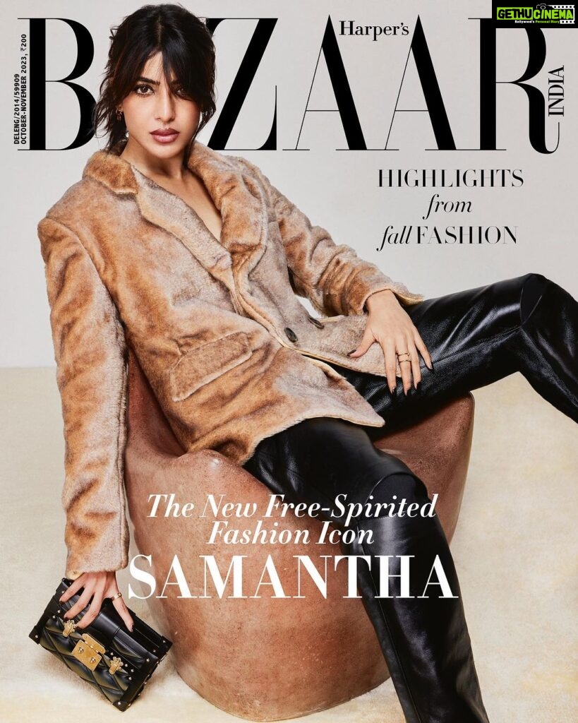Samantha Instagram - Bazaar India's cover star @samantharuthprabhuoffl attributes her success to aligning with visionary creators, and following her lifelong motto—continuous learning and improvement. Read excerpts from the exclusive interview: S: “13 years later, I'm still doing a whole bunch of classes because I am eager to learn. I’m always looking to be better. I think that’s my motto in life—to always work harder to be better. So I don’t think that there’s any other process but working harder, and sometimes that translates on screen and sometimes it does not. Now I have to focus on delivering hits every single time and making sure there are more hits than misses.” Editor: Rasna Bhasin (@rasnabhasin) Digital Editor and Interview: Sonal Ved (@sonalved) Photographer: Sushant Chhabria (@sushantchhabria) Stylist: Divyak D’Souza (@divyakdsouza) Cover Design: Mandeep Singh (@mandy_khokhar19) Editorial Coordinator: Shalini Kanojia (@shalinikanojia) Hair Artist: Daksh Nidhi (@daksh_hairguru) Makeup Artist: Avni Rambhia (@avnirambhia) Styling Assistant: Kriti Baid (@baidkriti) Samantha is wearing Masculine Blazer, Straight Leather Pants from the Fall Winter 2023 Collection, Petite Malle bag and Blooming earrings, all Louis Vuitton (@louisvuitton); Popcorn dining chair, The Koy Store (@thekoystore) #BAZAARINDIA #BAZAARCOVER #covershoot #LouisVuitton