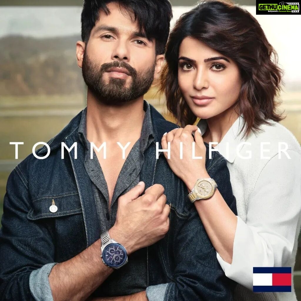Samantha Instagram - This festive season, elevate your style with a Tommy Hilfiger watch 🌟 Thrilled to have @shahidkapoor and @samantharuthprabhuoffl on board, launching the Tommy Hilfiger Fall-Winter'23 Watches Collection. These are bold and chic timepieces with impeccable craftsmanship! #TommyHilfiger #TommyHilfigerWatches #PremiumWatches