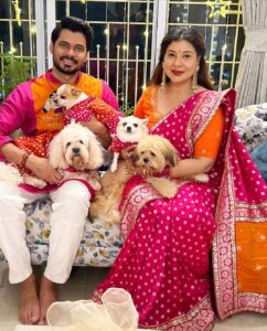 Sambhavna Seth Instagram - Happy Diwali Doston ❤️

 Beautiful Outfits - @myngels_26 
Hair @neetu_saibanna 
Makeup by ME