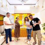 Sambhavna Seth Instagram - All set to Welcome our Bappa ❤️ Doston kaisa laga humara decor Thank u @amar_decorators U guys did an amazing job