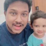 Sameera Sherief Instagram – Following the trend alongside Arhaan❤️