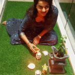 Samskruthy Shenoy Instagram - 🪔Happy Diwali 🪔 #samskruthyshenoy #samskruthy #diwali #diwali2023 #deepawali #festivaloflights #happiness