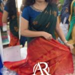 Samskruthy Shenoy Instagram - @samskruthysam @raju_aravind_arhandlooms_ AR Handlooms Kuthampully
