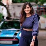 Samyuktha Shanmughanathan Instagram - For galatta’s meet & greet , poured out a little bit of my heart, honest and candid 💙 📸 @jetheen_rajasekaran @vividcapturesssss