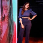 Samyuktha Shanmughanathan Instagram - For galatta’s meet & greet , poured out a little bit of my heart, honest and candid 💙 📸 @jetheen_rajasekaran @vividcapturesssss