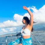Sanaya Pithawalla Instagram - Cruisin baby!! 🛥️ @goldcoastfilmsofficial @mauritius.tourism @mtpaindia Mauritius, Indian Ocean, Africa