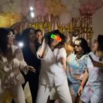 Sanchana Natarajan Instagram - Boomer enough to throw a PJ party for me self and friends Y2K enough to shoot a reel during it . Thanks to our cooperative director @iam_paule