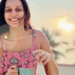 Sanchana Natarajan Instagram – Favorite time of the day☕️