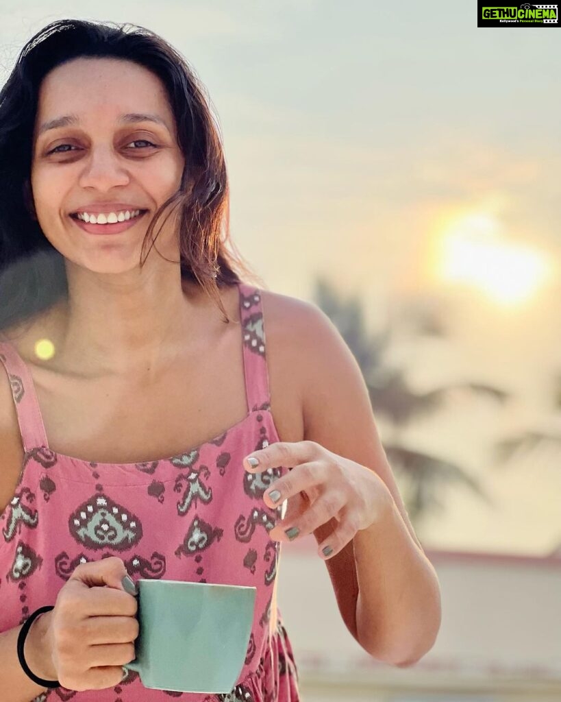 Sanchana Natarajan Instagram - Favorite time of the day☕️