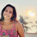 Sanchana Natarajan Instagram – Favorite time of the day☕️