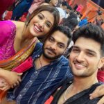 Sanchita Banerjee Instagram - Durga Puja memories with besties ❤️😇🤗😘🧿 #durga #puja #memories #love #smile #instagood #ootd #beautiful #positivity #instadaily #blessed #fun #happy #beauty #session #festival #bestfriends #picoftheday
