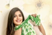 Sanchita Shetty Instagram - Saree Love ❤️💚🤍 PC : @rahuldev1177 #saree #sareelove respect #love #peace #bliss #sanchita #sanchitashetty #spreadlovepositivity ❤️