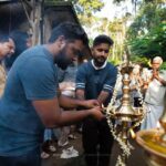 Sandra Thomas Instagram - The Pooja Ceremony of @sandrathomasproductions - 🎥#ProductionNo.2 with an ensemble cast of @shanenigam786 @shinetomchacko_official @baburajactor @officialanagha , titled "Little Hearts" was held today! The joy & excitement are overwhelming as we witness our team's hard work & dedication come to fruition. 📝🎬 Story & Direction - Anto Jose Pereira & @aby_treesa_paul Screenplay by Rajesh Pinnadan. Stay tuned for a cinematic experience coming your way very soon! 🙏🏼💜 #stp #sandrathomas #pooja #production2 #shanenigam #shinetomchacko #baburaj #anagha #kerala #malayalamfilm #cinema #sandrathomasproductions Kochi, India