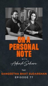 Sangeetha Bhat Instagram - @sangeetha_bhat on the OAPN Podcast 🎙️ Sangeetha is a pure example of persistence, standing up for yourself, hitting rock bottom and striking back again and again, pursuing what your heart wants irrespective of what people say and many more magical traits 💯⚡♥️ Her supporters have stood by her no matter what. She has had an early exposure in the film industry, met with the best and the worst and is now making a strong back to continue entertaining the audience 🔥 We speak about her early life, her husband @sudarshan_rangaprasad , her mom , the new projects she is working on and much more! Full episode to release on YouTube tomorrow! 📽️
.
.
.
#oapn #oapnnetwork #adarshsakare #kannadacinema #podcasting #bengaluru #persistence #instaclips 
.
.
Podcast Edited by @chirag_parmar_cmp for @thesmilinghumanproject
