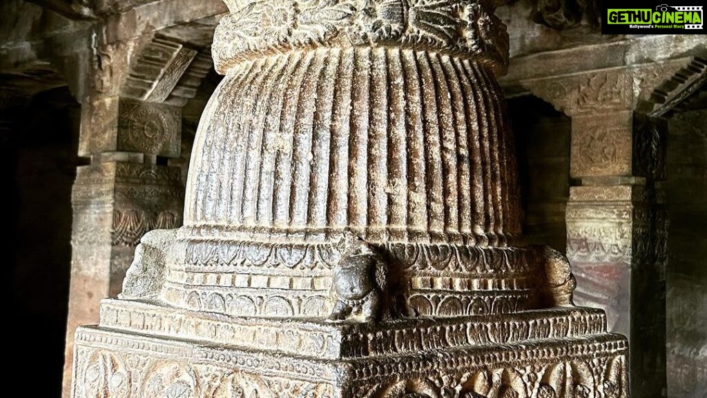 Sangeetha Bhat Instagram - Badami…💕 #badamicaves Badami cave temples