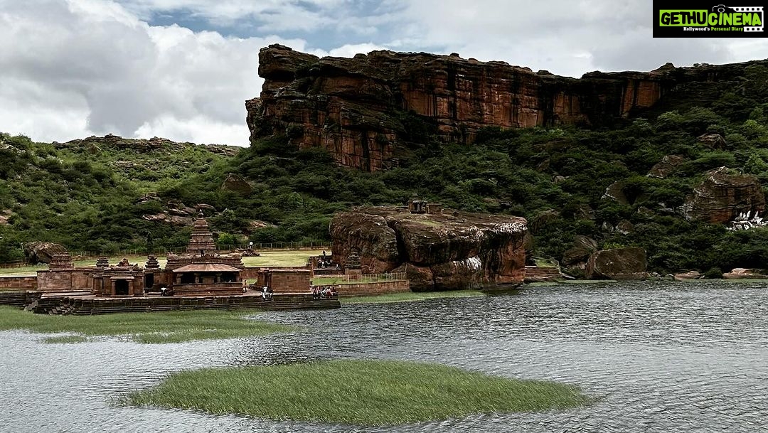 Sangeetha Bhat Instagram - Badami…💕 #badamicaves Badami cave temples