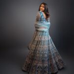 Sangeetha Sringeri Instagram - @iamsangeethasringeri "Embracing the festive vibes in my stunning blue lehenga, just like a true Kannadiga! 🌟 Wishing you all a joyous Dussehra, the most happy time of the year! 🪔🎉 #DussehraVibes #FestiveFeels #KannadigaPride #bigbosskannada Styled by: @beingstyl & @styleline_bydee Photography: @theportraitstudio_tps Outfit: @samyakkclothing MUA: @dheerajamakeovers Jewelry: @velvetboxby Studio: @tps_spaces #bigboss #kannada #sangeeta #charlie777 #blue #lehanga #dussehra #festival Bangalore, India