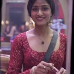Sangeetha Sringeri Instagram - She's like a walking, talking heart wrapped in that ravishing red dress ❤️ Big Boss streaming on @colorskannadaofficial and @officialjiocinema #BBK10 #SangeethaSringeri #HappyBigboss #VoteForSangeetha #ColorsKannada #JioCinemas #Trending #BigBossKannada