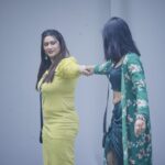 Sangeetha Sringeri Instagram - The beauty of our friendship is like the different shades of green – diverse and colorful, yet always the same at heart 💚 Streaming on @colorskannadaofficial and @officialjiocinema outfit: @laxmikrishnaofficial #BBK10 #SangeethaSringeri #HappyBigboss #VoteForSangeetha #ColorsKannada #JioCinemas #Trending #BigBossKannada