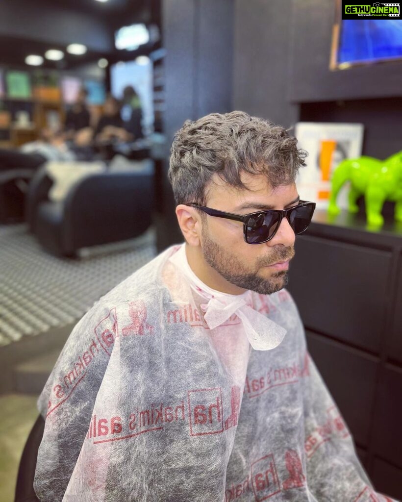 Sanjay Gagnani Instagram - The Shorter the Hair The Harder they Stare 😎🥂 Mumbai, Maharashtra