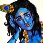 Sanskruti Balgude Instagram - ….सध्या फक्त “तो” रेखाटला जातोय आणी “त्याला” रेखाटण्याची इच्छा होतेय…🙇🏻‍♀️💙 #digitalart #digitalpainting #krishna #krishnalove #peaceful #sanskrutibalgude