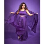 Sanskruti Balgude Instagram - PURPLE dilll ke paaaass….😋💜🤷🏻‍♀️ @shubham.panse.photography @puja.patelll @sheetalpalsande @stylist.chaitalikulkarni @ivvatiartjewellery