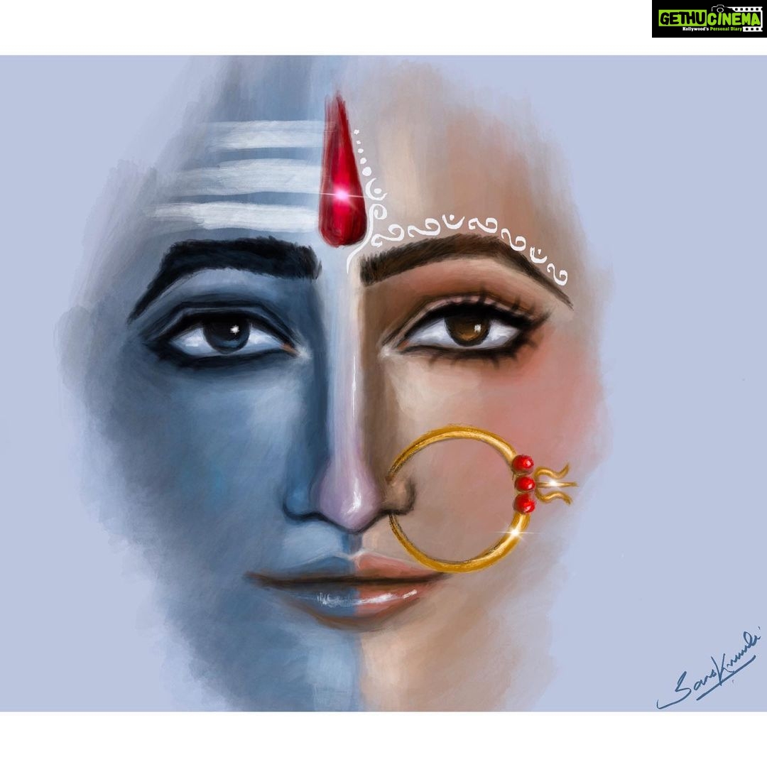 Sanskruti Balgude Instagram - … हर हर महादेव ..!! 🙏🏼 A series of digital art when I was helplessly gravitating towards “Mahadev”..🙇🏻♀️ Just want them to be permanently pinned on my feed…✨ #sanskrutibalgude #digitalart #procreate