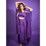 Sanskruti Balgude Instagram - PURPLE dilll ke paaaass….😋💜🤷🏻‍♀️ @shubham.panse.photography @puja.patelll @sheetalpalsande @stylist.chaitalikulkarni @ivvatiartjewellery