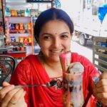 Saranya Mohan Instagram - Falooda From Hangout juice bar, Eve's beach, Kovalam, trivandrum. Rs 150. In frame : @saranyamohanofficial