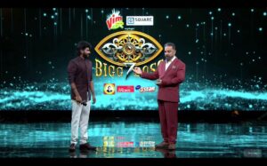 Saravana Vickram Instagram - Sharing the stage with my  inspiration @ikamalhaasan sir. 

 #TeamSaravanaVickram
#saravanavickram #kannan #PandiyanStores #Pandiyanstoreskannan
#KamalHaasan #Disneyplushotstartamil #RendulaOnnuPaakkalaam #BiggBossTamil #BBT #BBTamilSeason7 #பிக்பாஸ் #VijayTelevision #VijayTV