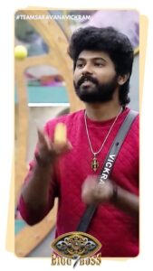 Saravana Vickram Instagram - Practice, practice, practice, and you'll get there.❤‍🔥 #saravanavickram #bb7 #biggbosstamil #bbtalentshow #juggle #juggling #teamsaravanavickram #saravanavickram #biggboss7 #biggboss7tamil #vijaytelevision #disneyplushotstar #kannan #saravanavikram
