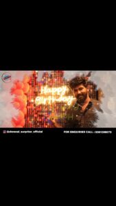 Saravana Vickram Instagram - Late post..
Thank you for this wonderful Surprise Nanba @vj_deepika_ ☺️🤩👫🏻 Best Birthday 

Contact - 9361396070
To surprise your loved ones on unique way and budget friendly contact @chennai_surprise_official