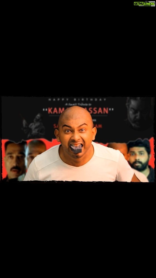 Saravana Vickram Instagram - #throwback 💥 Aalavandhan - Recreation 💥 #acting #saravanavickram #kamalhaasan #passion