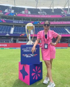 Sastika Rajendran Instagram - Don’t just dream. Believe 💕

#cwc2023 #icc #iccworldcup2023