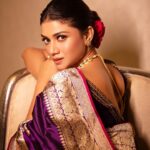 Sauraseni Maitra Instagram - 💜💫 #purpledream #lastoftheseries #postpujo #festive