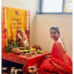 Sayali Sanjeev Instagram - गणपती बाप्पा मोरया… 🙏🏻 • • Missing you Baba ❤️🥹 • #ganpatibappamorya #ganeshchaturthi #2022 Nashik - नाशिक - Maharshtra