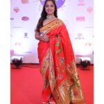 Sayali Sanjeev Instagram - म टा सन्मान २०२३ • • Styled by @trushala_nayak पैठणी @navinyas_handloom • • #blessed Mumbai, Maharashtra