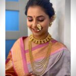 Sayali Sanjeev Instagram - 🪔 शुभ दीपावली !! 🪔 दिवाळीच्या शिवमय शुभेच्छा !🪔🪔 हर हर महादेव 🚩 • • Styled by @trushala_nayak Specially designed नथ @nathicha__nakhara शिंदेशाही तोडे @pngadgilandsons • • #हरहरमहादेव #महाराणी_सईबाईसाहेब भोसले #25thoct