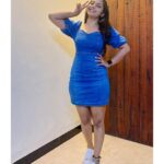 Sayali Sanjeev Instagram - Blue 💙 • • Styled by @trushala_nayak • • #pravahpicturepuraskar2022 #pravahpicture2022nominations #lastnight Mumbai, Maharashtra