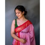 Sayali Sanjeev Instagram – 💗 
•
•
#goodevening #saree #love Mumbai, Maharashtra