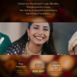 Sayali Sanjeev Instagram - A home filled with happiness and prosperity, A home that glitters with the joy of jewels. A home where family and togetherness is celebrated. Celebrating Diwali with Lagu Bandhu. Daaginyancha Gaav. The home of beautiful moments. The home of jewellery. Upto 50% off on Diamond Jewellery making charges Upto 25% off on Gemstone Jewellery making charges Upto 10% off on Plain Gold Jewellery making charges Get a free gold coin on every purchase of Rs.50,000 or more Get an assured gift with every purchase Get 100% Exchange Value for your old jewellery. Shop In-store or Shop Online at www.lagubandhu.in/?utm=social #jewellery #diwali #diwali2023 #sayalisanjeev #marathi #marathistatus #marathimulgi #maharashtrian #diamondjewellery #gemstonejewellery #goldjewellery Terms & Conditions applicable.