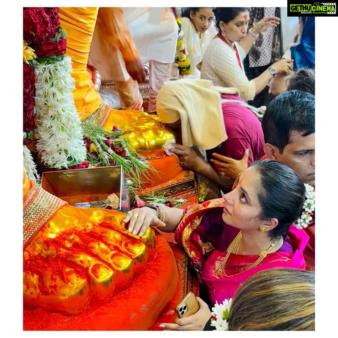 Sayali Sanjeev Instagram - गणराया 🙏🏻🥹 @lalbaugcharaja • • #ganpatibappamorya #🙏🏻 Lalbaugcha Raja Sarvajanik Ganeshotsav Mandal