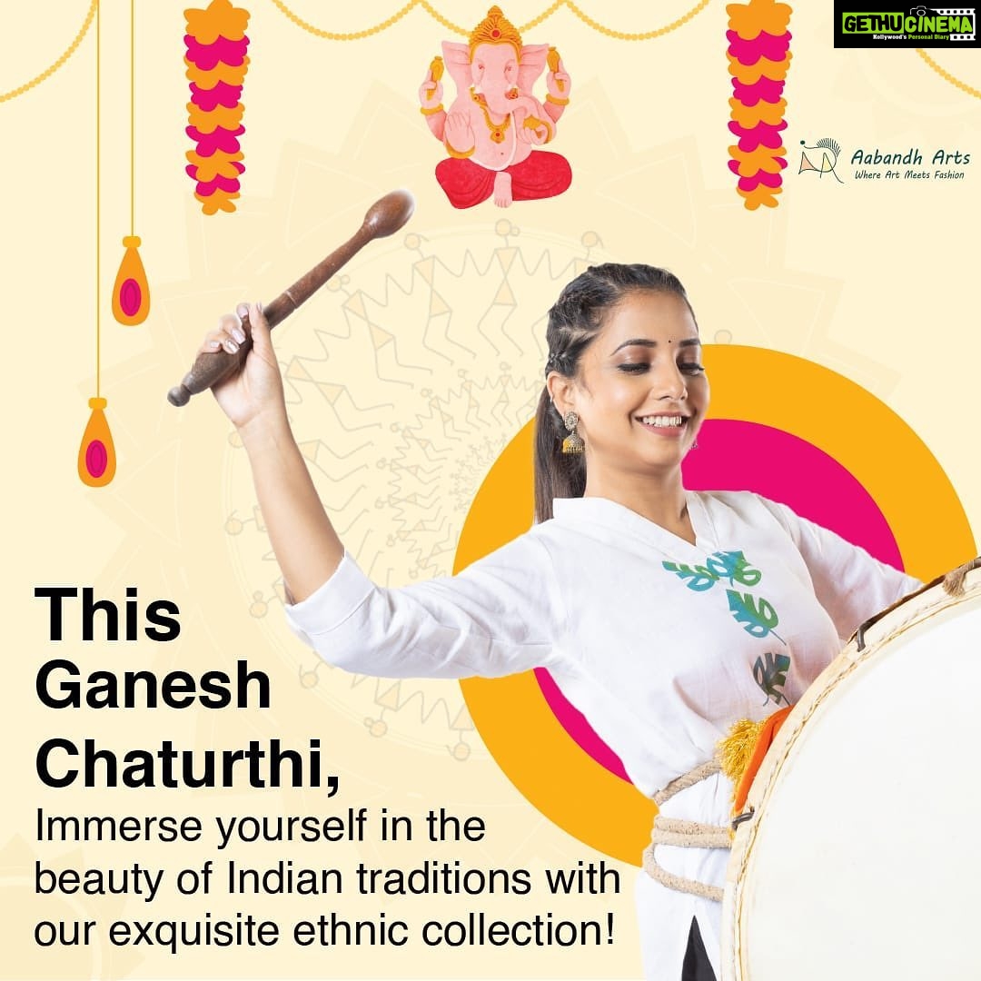 Sayali Sanjeev Instagram - Decked in the finest fabrics and intricate designs, our outfits are perfect to celebrate the blessings of Lord Ganesha. 🙏✨ Let's welcome the Ganesha with open hearts and impeccable style. 🐘💃 Visit our store today and be the embodiment of grace this Ganesh Chaturthi! 🛍️🌼 Clothing Brand: @aabandharts by @ratnaparkhisai Photographer: @thepiexelbrew_commercial Model/Brand Ambassador: @Sayali_Sanjeev_official Makeup Artist: @varsha_vak Hair Stylist: @geetahairmakeupartist Retoucher/Post-production: @another_photographer_08 Assistant(s): @meumeshhh EP: @ashutoshhinge Production house: @outreachmediaservices @abhyankar.amit @nirujoshi1 @boundlessboho . . . . . #GaneshChaturthi #IndianEthnicWear #FestiveFashion #LordGanesha #TraditionalElegance #bappa #pune #sayalisanjeev #aabandharts #ganpati #explorerpage #indian #ethnic