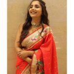 Sayali Sanjeev Instagram - म टा सन्मान २०२३ • • Styled by @trushala_nayak पैठणी @navinyas_handloom • • • #blessed